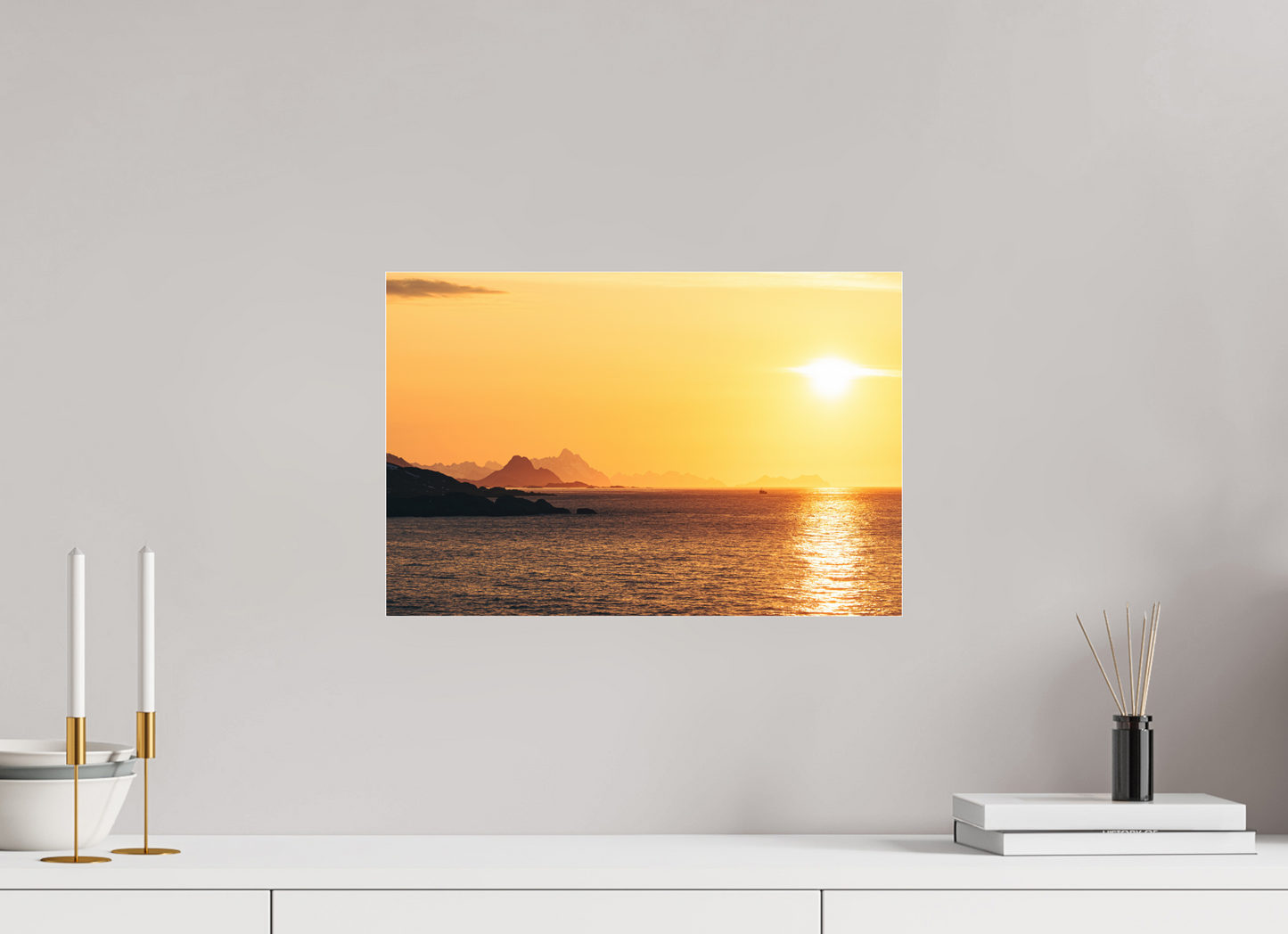 45 x 30 cm, Photo Print Under Acrylic Glass Raðljóst I