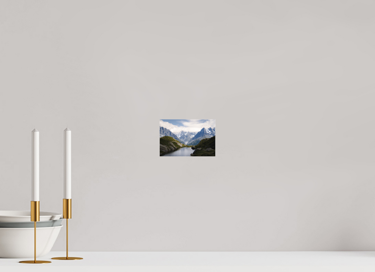 15 x 10 cm, Photo Print Under Acrylic Glass Mer de Glace