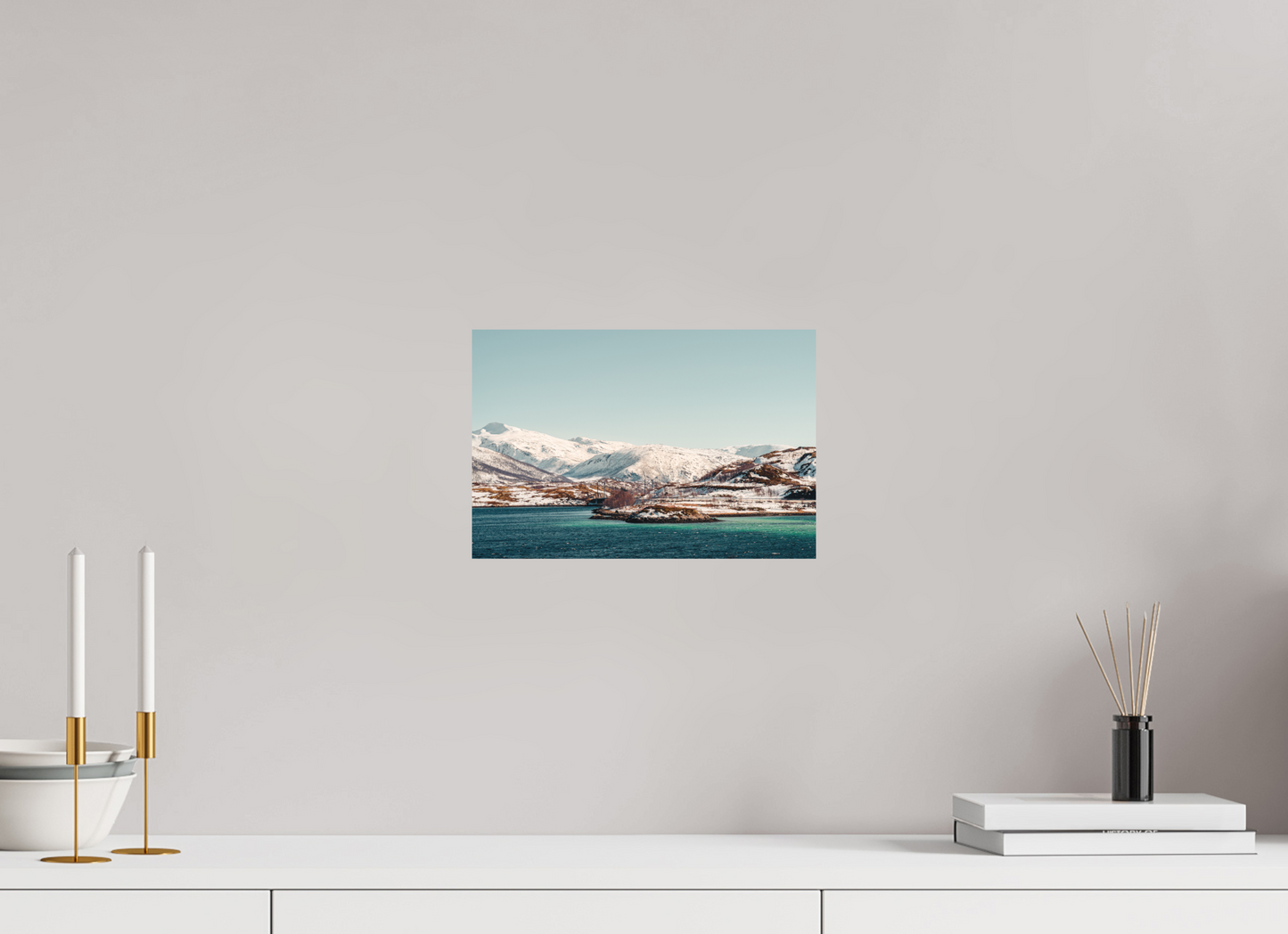 30 x 20 cm, Direct Printing On Aluminum Dibond Senja II